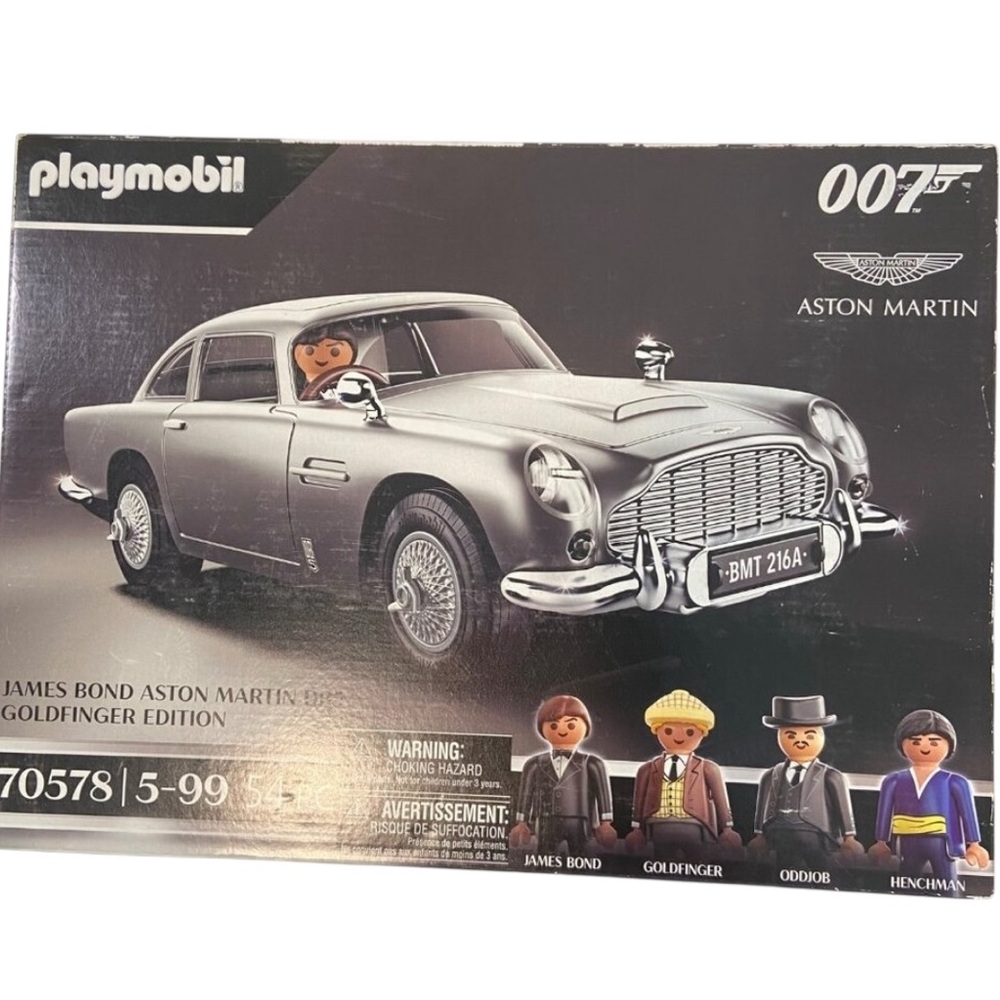 Playmobil 007 James Bond Aston Martin DB5 Goldfinger Edition Model Kit 70578 NWB